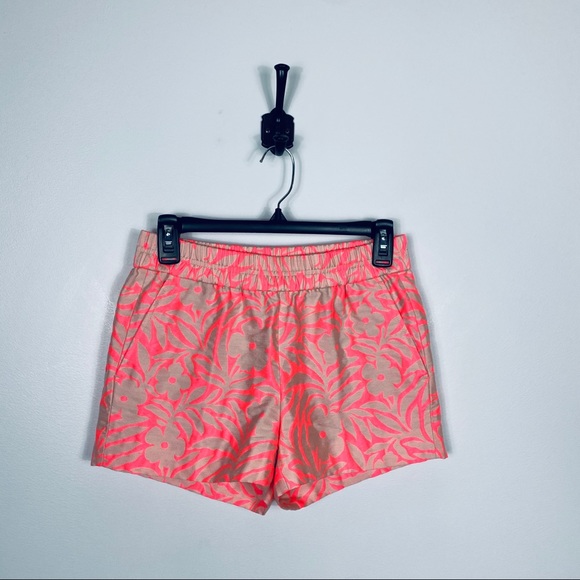 J. Crew Factory Pants - J. CREW 00 3” Floral Jacquard Boardwalk Shorts